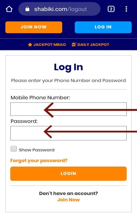 shabiki .com login